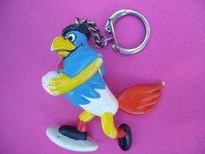Porte clés - Keychain - Mascotte RUGBY  Coq Sportif  GALLI  Schleich Vintage 80'