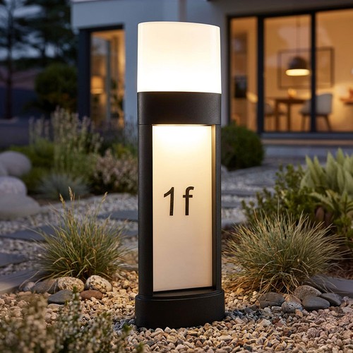 Lampadaire extérieur numéro - lampadaire,