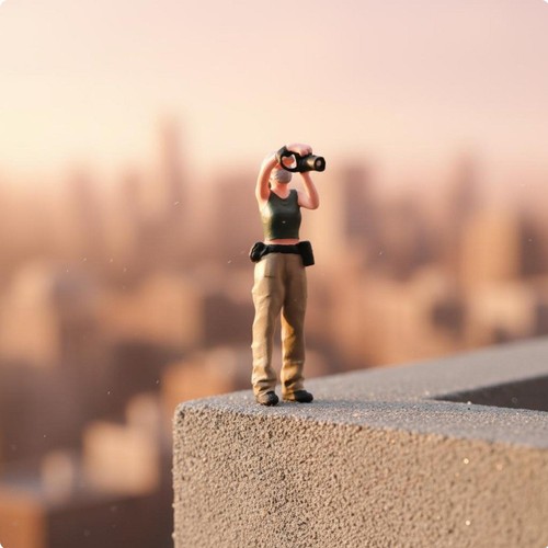 Figurine photographe miniature - figurine,