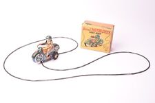 Jouet ancien. Moto câble