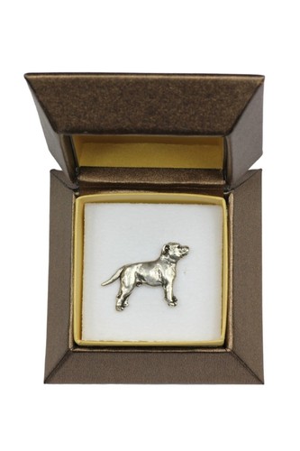 Staffy type broche en - staffy,