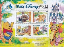 Canada = Disney / Winnie The Pooh - L'Ourson S/S MNH Nounours Ours,Jouets,Tigre