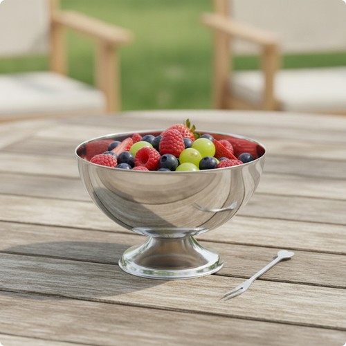 Coupe dessert acier - dessert, en