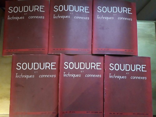 1953 complete year - soudure, et