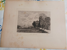 ancienne eau forte lucien