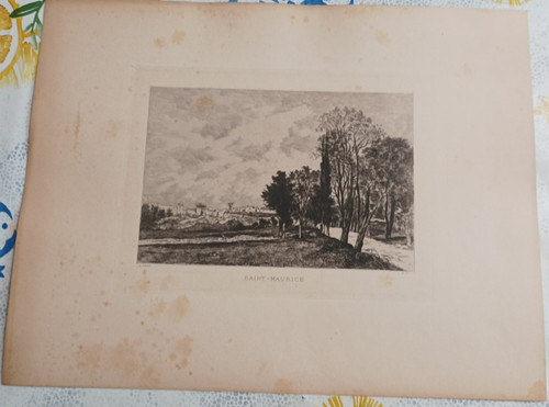 Ancienne eau forte lucien - ancienne,