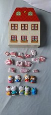 Maison de Poupée Hello Kitty Vintage rare avec accessoires et figurines 1988