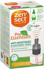 ZEN'SECT ProEssentials Recharge Liquide Anti Moustiques Diffuseur Elec. 45 Nuits