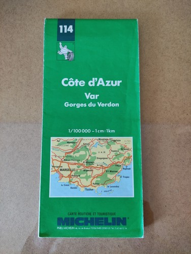 Carte routière michelin 114 - michelin,