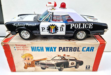 Bandai Buick Riviera Police neuve en boite d'origine jouet tôle ancien