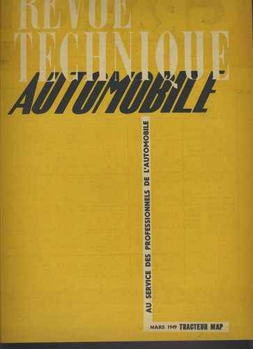 Revue technique automobile - technique,