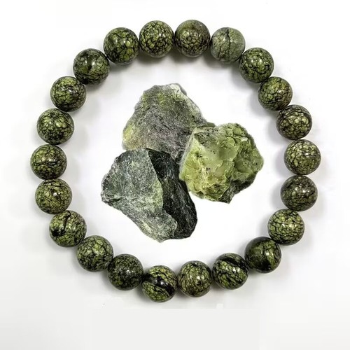Bracelet perles serpentine - bracelet, de