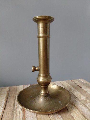 Ancien bougeoir poussoir en - poussoir,