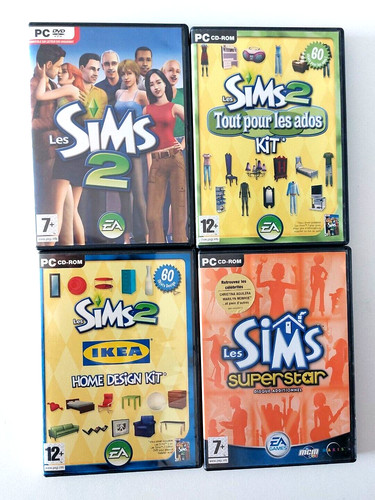 Lot jeux les sims - jeux, /