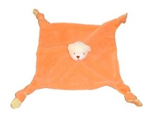 Babou Doudou plat ours orange