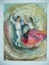 Aquarelle Originale Djanet