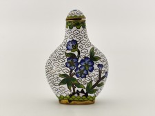 TABATIERE  (Snuff bottle) ORIGINE CHINE EN ÉMAUX  CLOISONNÉS