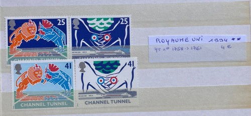 Timbres royaume uni - timbres,