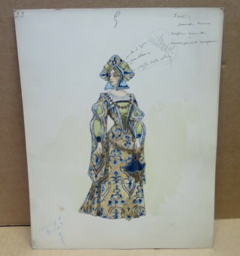Costume theatre dessin - costume, de