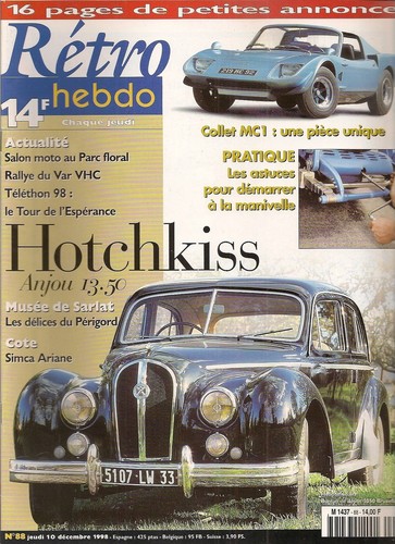 Retro hebdo hotchkiss - retro, 88