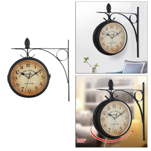 Horloge murale jardin en - de,