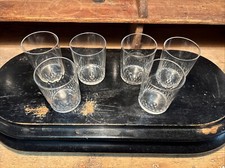 6 verres gobelet en cristal de