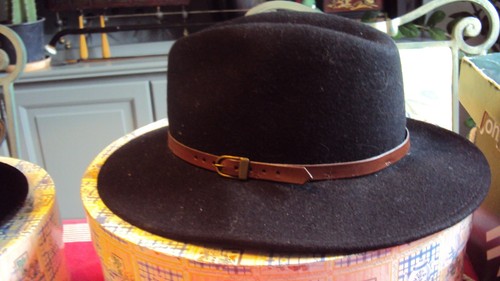 Chapeau feutre vintage homme - chapeau,