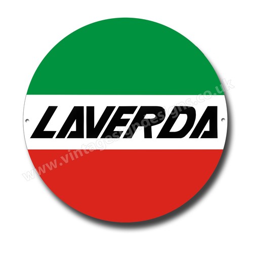 Laverda motos rond métal - laverda,