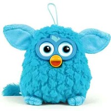peluche FURBY bleue - 15 cm -