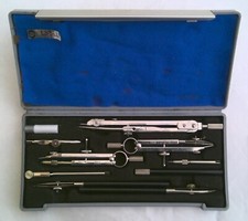 Ancienne boite compas essel - ancienne,