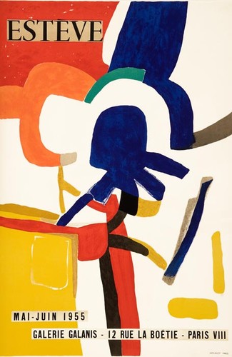 Maurice estève affiche - estève,,