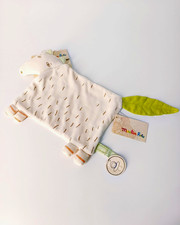 Doudou Plat Renard/Loup Blanc