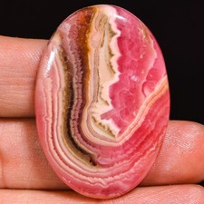 Rhodochrosite Cabochon 77.10 Cts Naturel Forme Ovale Gemme 26x39x5 MM HJ-49