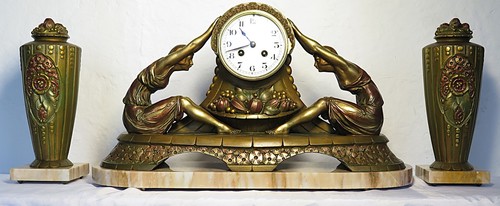 Pendule garniture cheminée