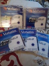 Lot De 5 CD-R 700MB  Super AZO VERBATIM Imprimable 52X - NEUF SOUS BLISTER 