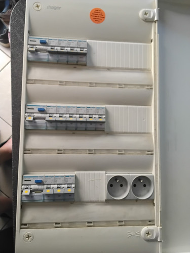 Tableau rangees hager - rangees,
