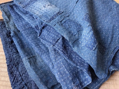 Tissu ancien japonais boro - ancien,
