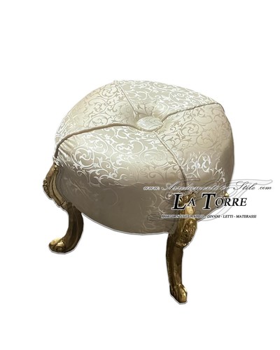 Pouf rond luigi style - pouf,