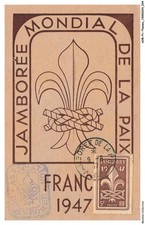AOBP1-0018-SCOUTISME - Jamborée mondial de la paix - France 1947