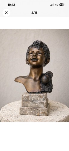 Buste ancien bronze - ancien, en
