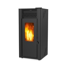 supra poêle à granulés de bois 11.9kw noir orphee 12 noir 