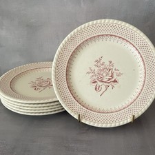 6 assiettes à dessert