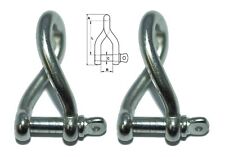 Manille Torse 10mm Axe Libre (