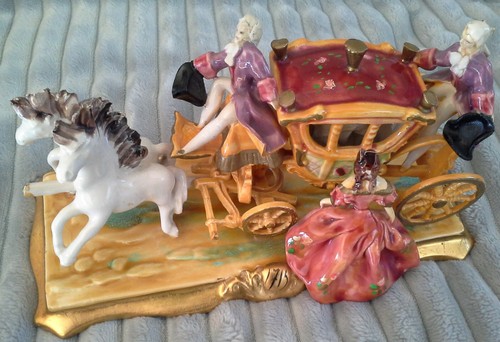 Carrosse céramique avec 2 - carrosse,