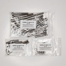 HONDA VT 500 C FT E 1983-1987 Kit n°3 vis BTR inox carters moteur VT500 SHADOW