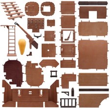 Playmobil château chevalier plaques de sol couloir militaire pièces...