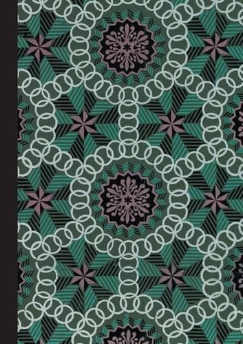 Carnet blanc motif rosaces - blanc,,