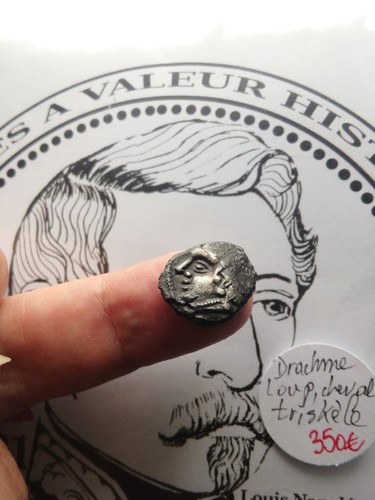 Drachme loup au - loup,