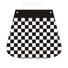 bavette scooter vespa à damier universelle