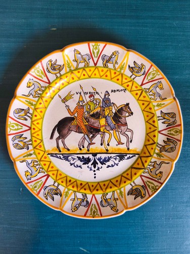 Assiette tapisserie bayeux - de,